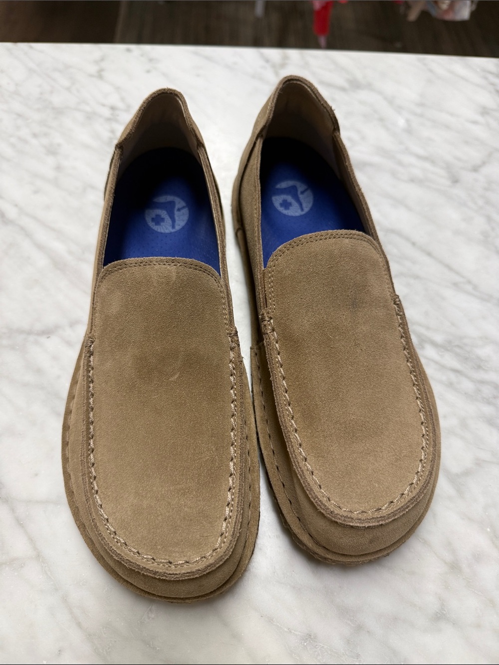 Birkenstock NARROW FIT Utti Slip On Shoe Size 42 in Suede Leather - Picture 3 of 16
